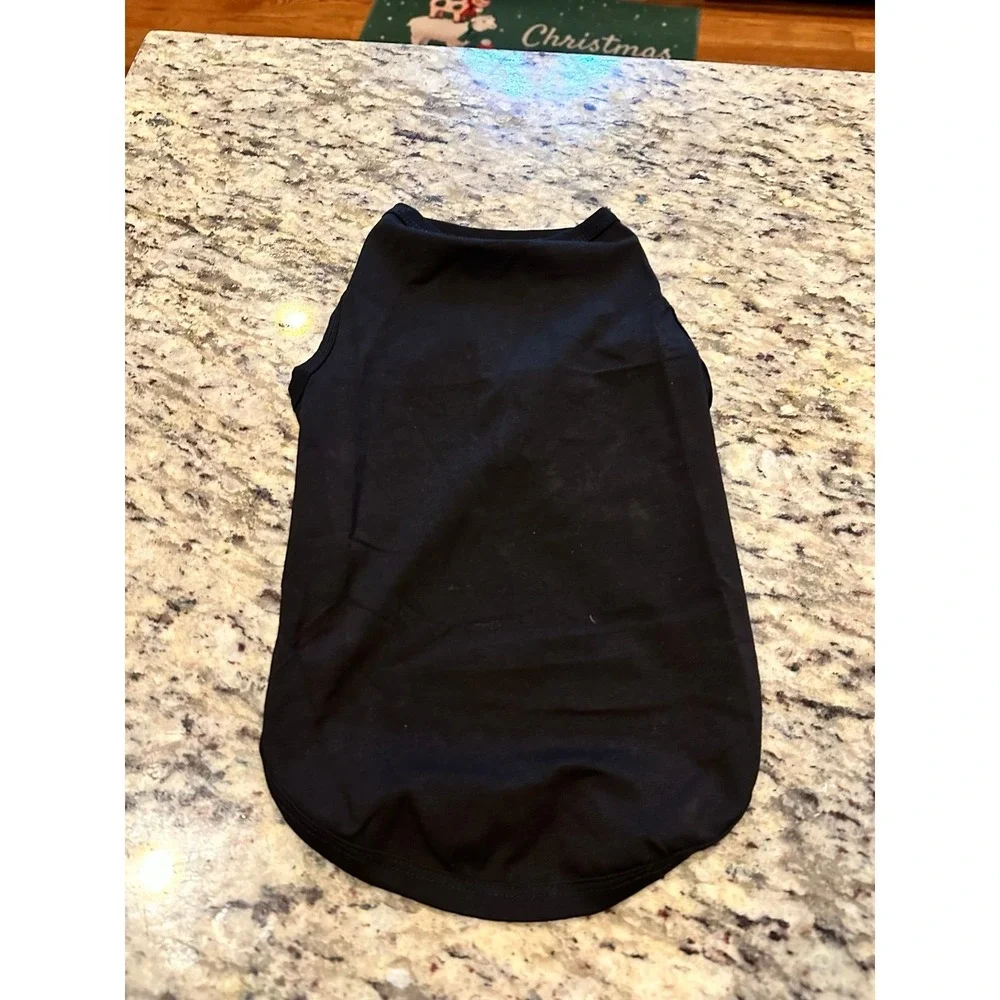 New Pup's Wardrobe: Sleek Solid-Colored Dog Shirt Tank Top, Perfect for‎ size XL
